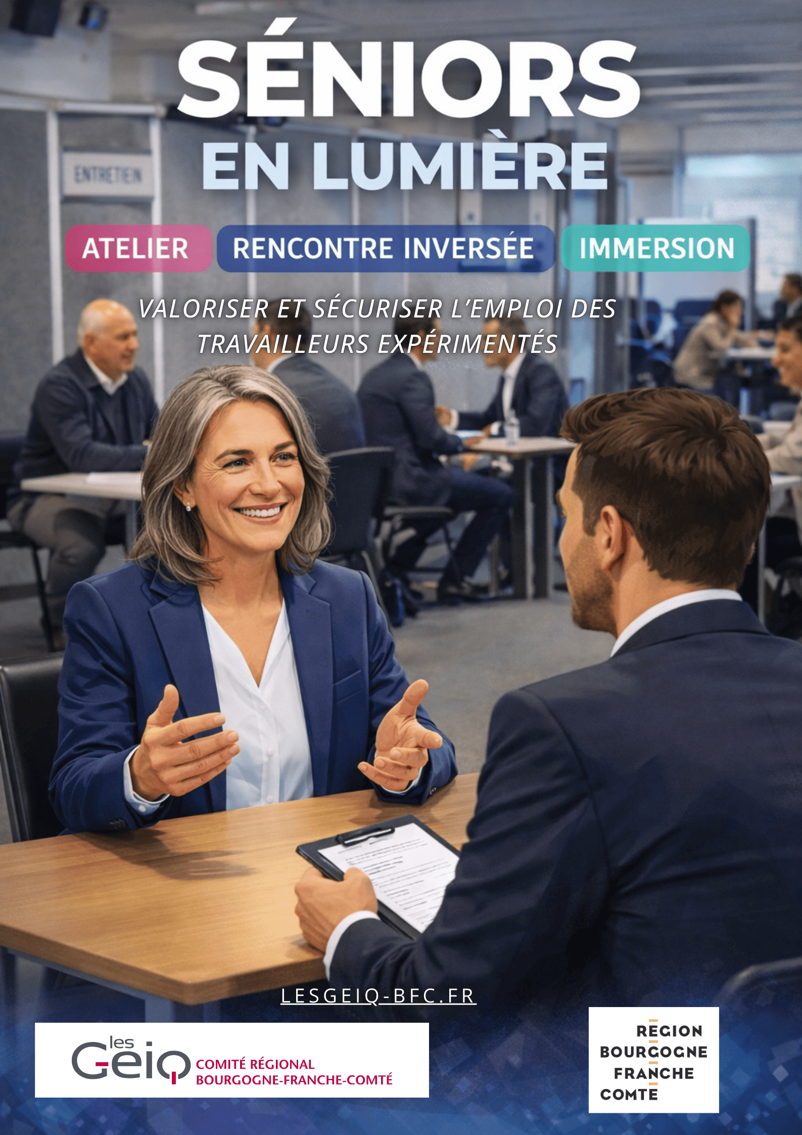 Affiche seniors en lumière BFC 